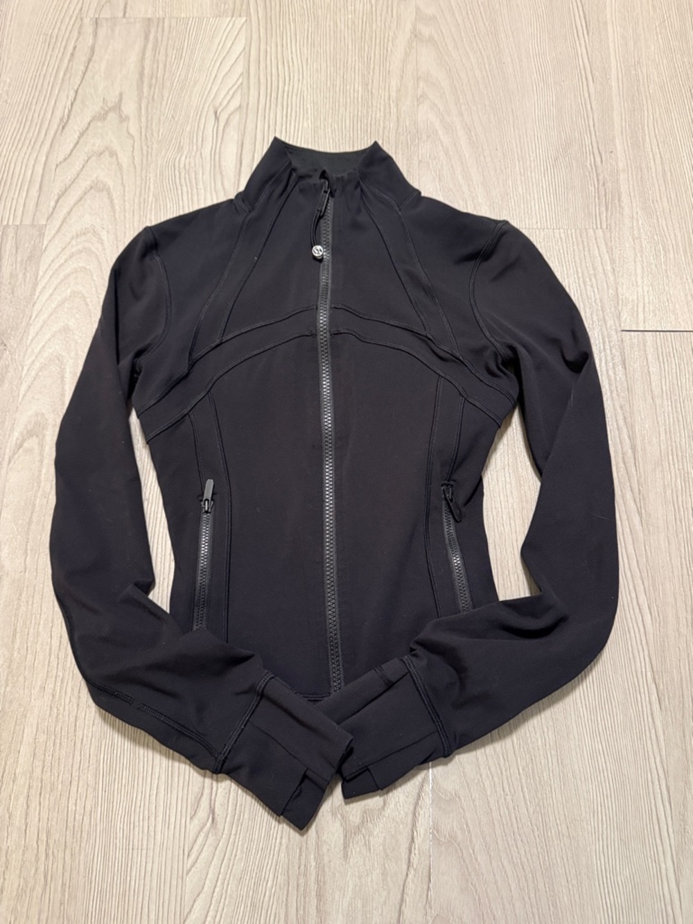 lululemon athletica Black Fitted Zip Jacket